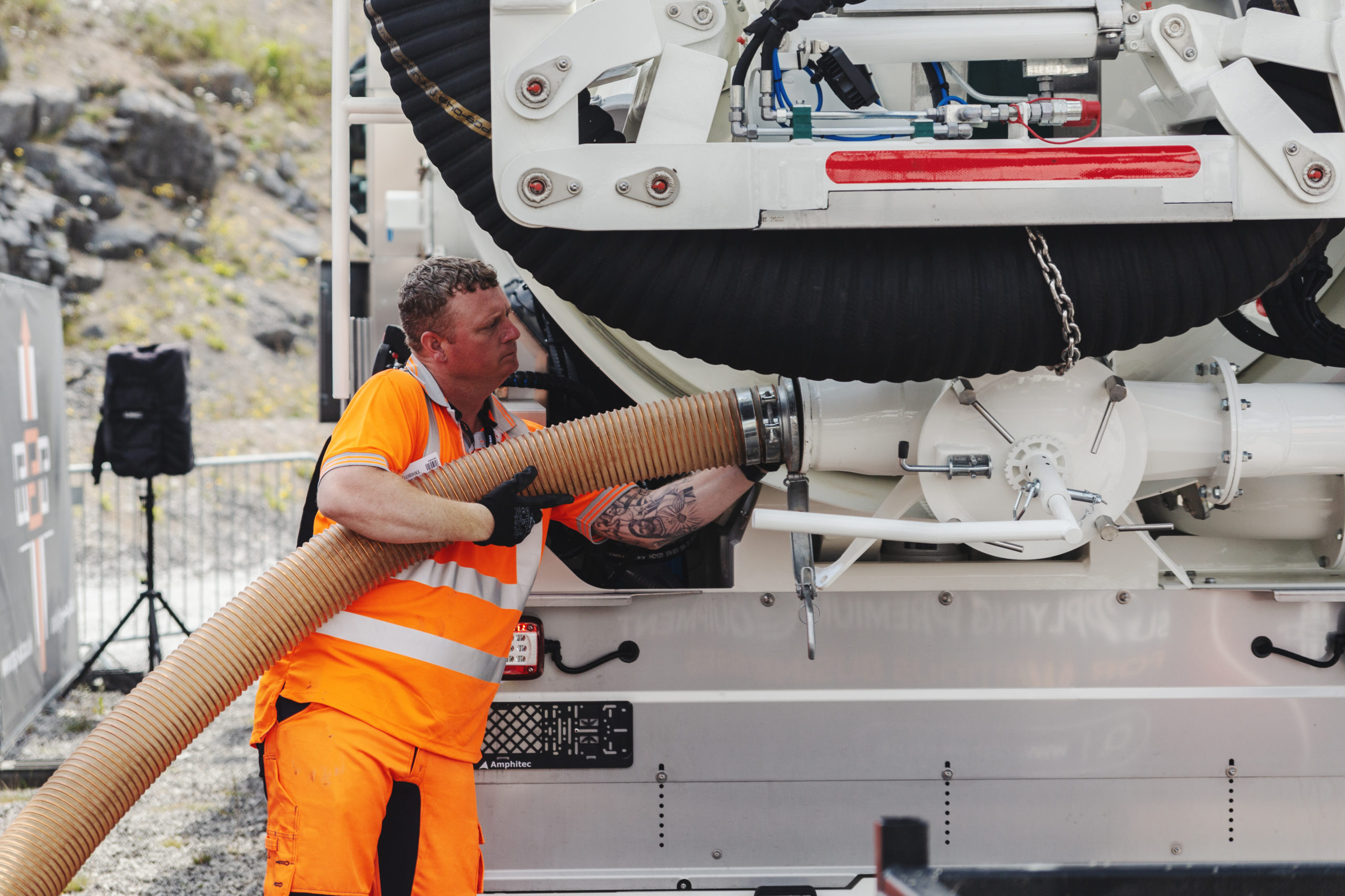 Amphitec Vortex vacuum excavator